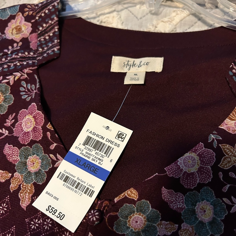 style and Co New with Tags Fall dress